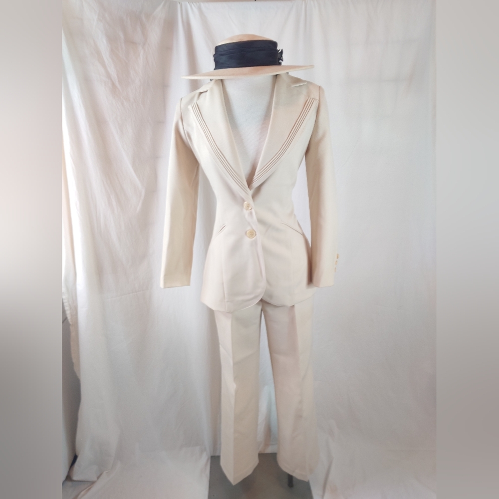 70s The Limited Cream Suit Set